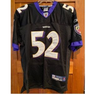Reebok R. Lewis Ravens Stitched Jersey, Mens Sz 48